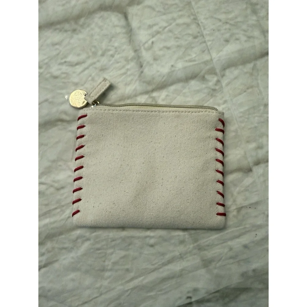 Chloe Parfums Limited‎ Edition 2023 Pouch Pochette  Cream Red Stitch